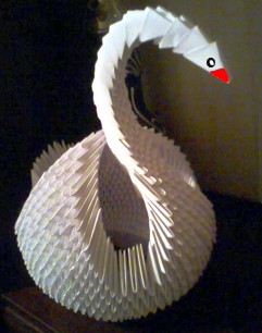 Из бумаги - Лебедь